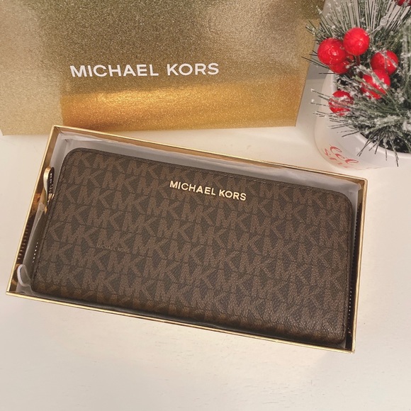 michael kors za continental wallet